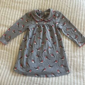 Baby Boden Robin Bird Dress- size 18-24mo